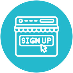 Sign Up Icon