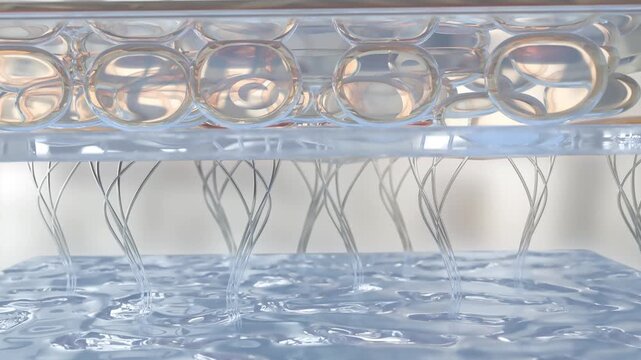 The absorption and effectiveness of serums and collagen in the skin