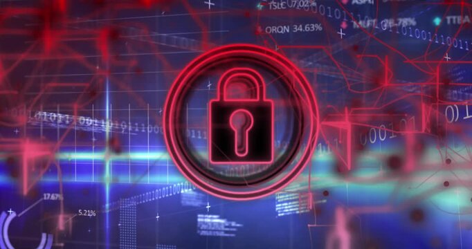 Animation of qr code scanning over binary code