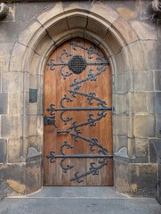 old church door
