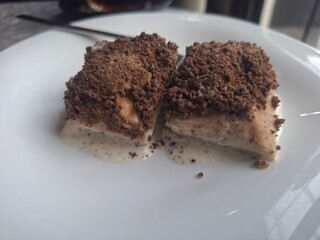 chocolate cake on a plate