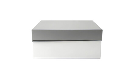 Fototapeta premium Two-tone square box with lid