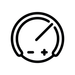 Performance Gauge Icon Representing Speed and Measurement