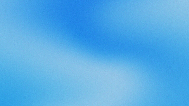 Blue abstract background with grainy texture and smooth gradient transitions. Modern digital design with noise pattern creates depth and atmospheric visual appeal for contemporary projects.