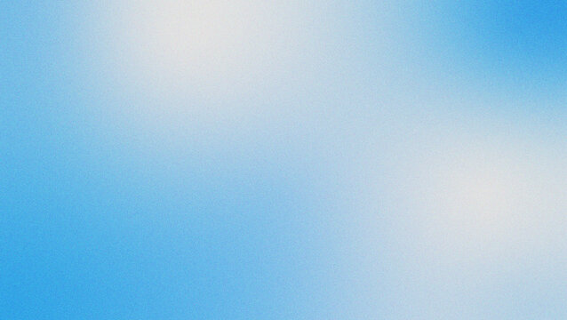 Abstract blue wallpaper features grainy texture and smooth gradient. Modern background design with light noise pattern ideal for winter-themed templates and premium digital concepts.