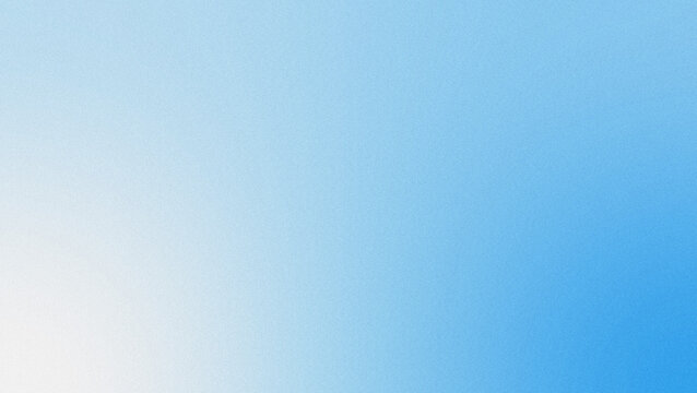 Blue gradient background with subtle noise texture creates modern abstract design. Light pattern adds depth to turquoise backdrop perfect for digital banners and luxury graphics.