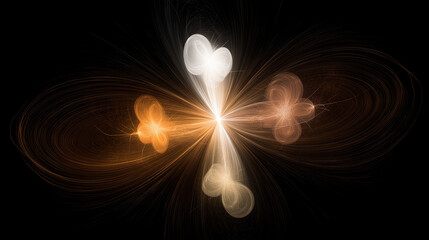 Interaction between atoms.