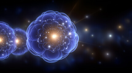 Interaction between atoms.