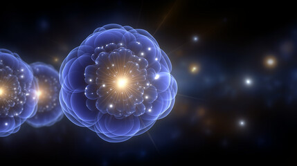 Interaction between atoms.