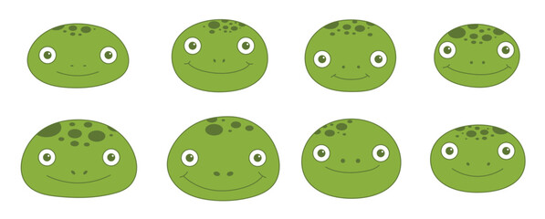 cute lizard set in kids style © Komsmk