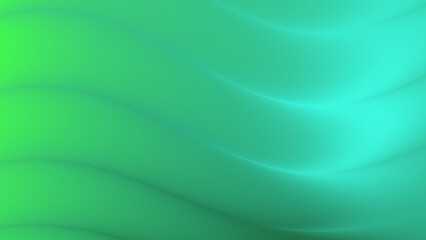 Obraz premium Abstract green flowing curves with a light gradient effect suitable for naturethemed designs, ecofriendly brands, and modern art projects.
