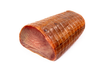 Pezzo di tonno affumicato, cibo mediterraneo 