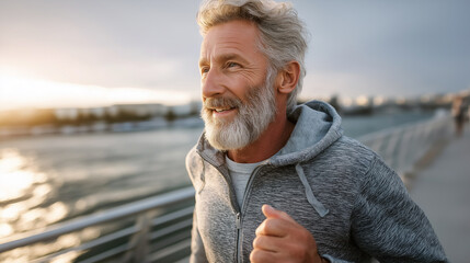 Every day jogging for health.