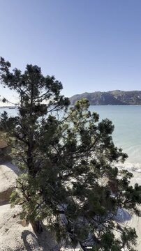 La plage de Santa Giulia, en Corse