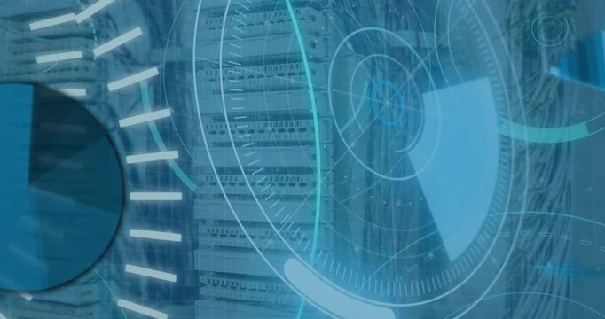 Animation of data processing over computer wires
