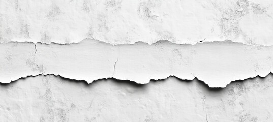 Obraz premium Old and Weathered White Peeling Wall Texture for Unique Wallpaper Background and Grunge Design