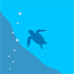 Naklejka premium Background of World Oceans Day