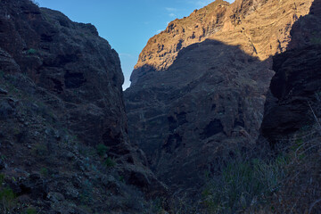 Obraz premium Masca gorge vertical cliffs