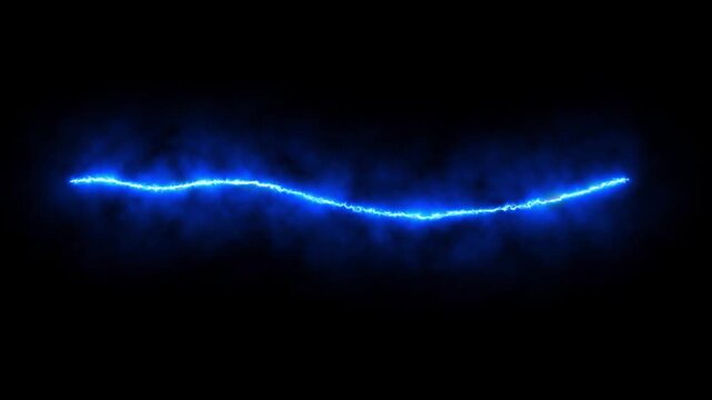 electric blue lightning streaks across dark sky creating a dramatic and electrifying visual display
