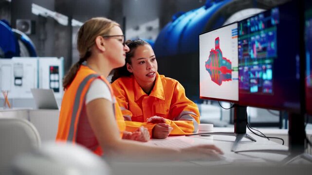 Operator Using SCADA Control System