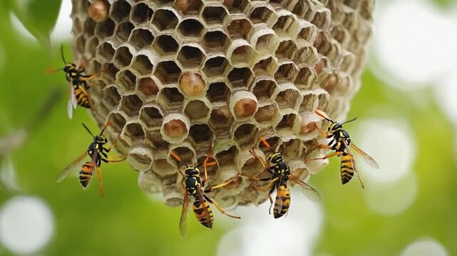 Asian hornet nest.