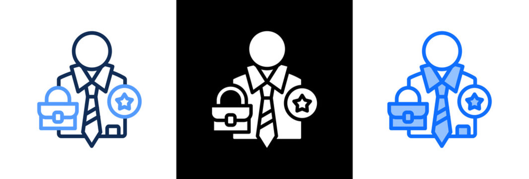 Best Employee triple icon