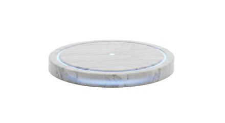 3D limestone wireless charging pad minimalist stone texture