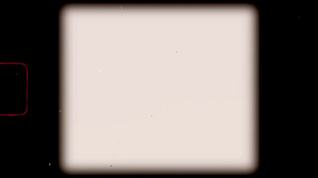 4K Vintage Super 8 Film Frame Overlay with Grain Dust and Scratches, Light leaks film burn overlays