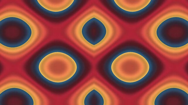 Abstract colorful pattern with geometric shapes and vibrant colors.