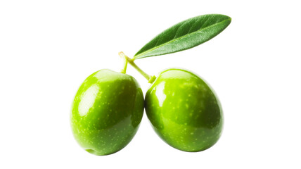 Obraz premium olives on white