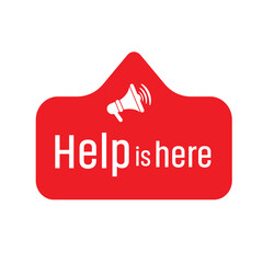 help is here text