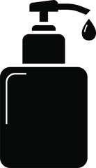 Fototapeta premium Liquid Soap Dispenser Icon – Hand Sanitizer Pump Vector Illustration
