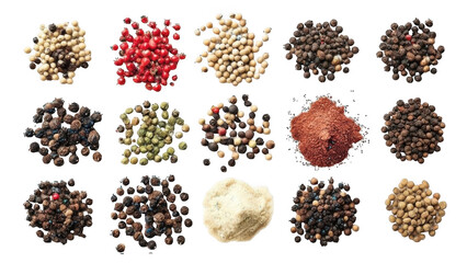 pine cones on white background