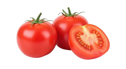 tomato isolated on white