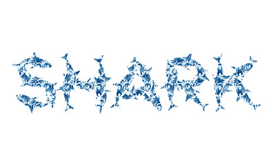 Obraz premium Vector illustration of the word 