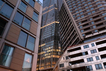 Fototapeta premium Hochhäuser in Frankfurt