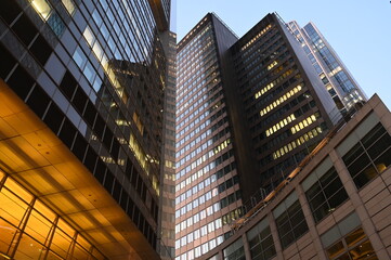 Naklejka premium Hochhäuser in Frankfurt