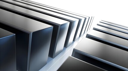 Layered rectangles forming pathway &ndash; Ideal for corporate success.