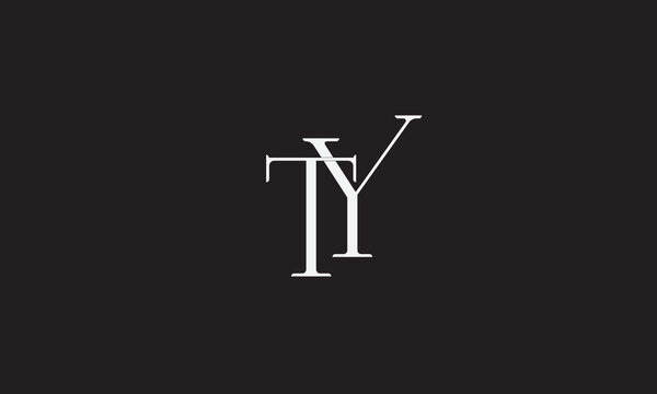 TY, YT, Y, T Abstract Letters Logo Monogram