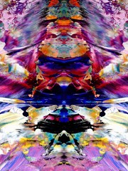 Abstract art background . Hand painting artwork on canvas .