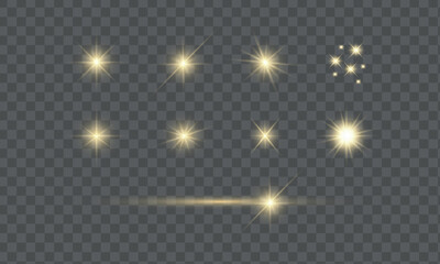 png vibrant glow with sparkle shining magic holiday starlight brilliant beam lens burst dust abstract fantasy illuminated bright ray background sparkling flare Yellow effect © Iuliana