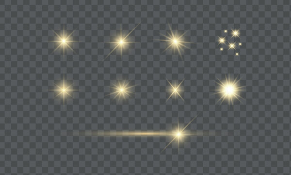 png vibrant glow with sparkle shining magic holiday starlight brilliant beam lens burst dust abstract fantasy illuminated bright ray background sparkling flare Yellow effect