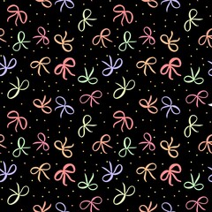 seamless pattern with hearts