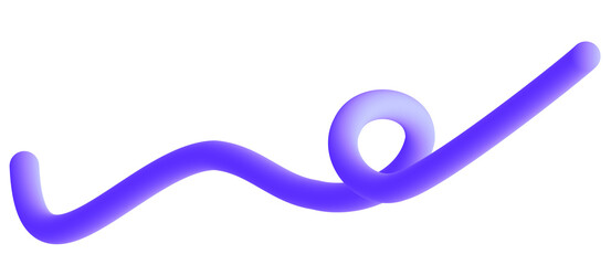 Purple Wavy Line Design