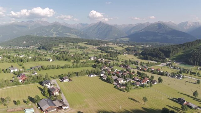 Ramsau Dachstein Area as a true hiking village from top and is the home location for the Bergretter