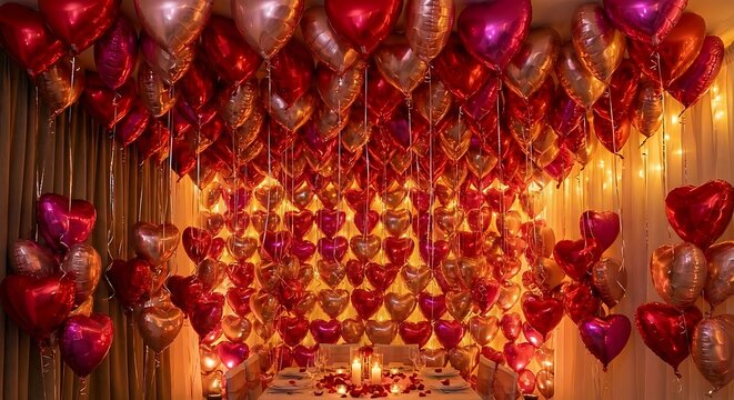 Valentine's Day Golden Elements (JPG 300Dpi 10800x7200)