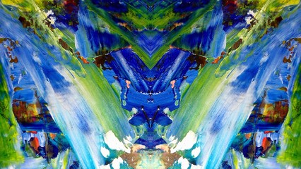 Abstract art background . Hand painting artwork on canvas .