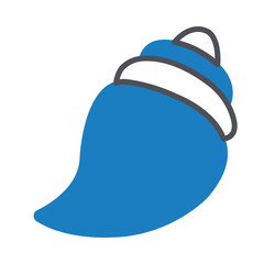 Fototapeta premium Seashell Vector icon which can easily modify or edit