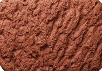 Fototapeta premium Close-up texture of red brown rough cracked earth surface in natural light