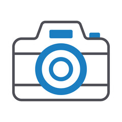 Digital Camera Vector icon which can easily modify or edit